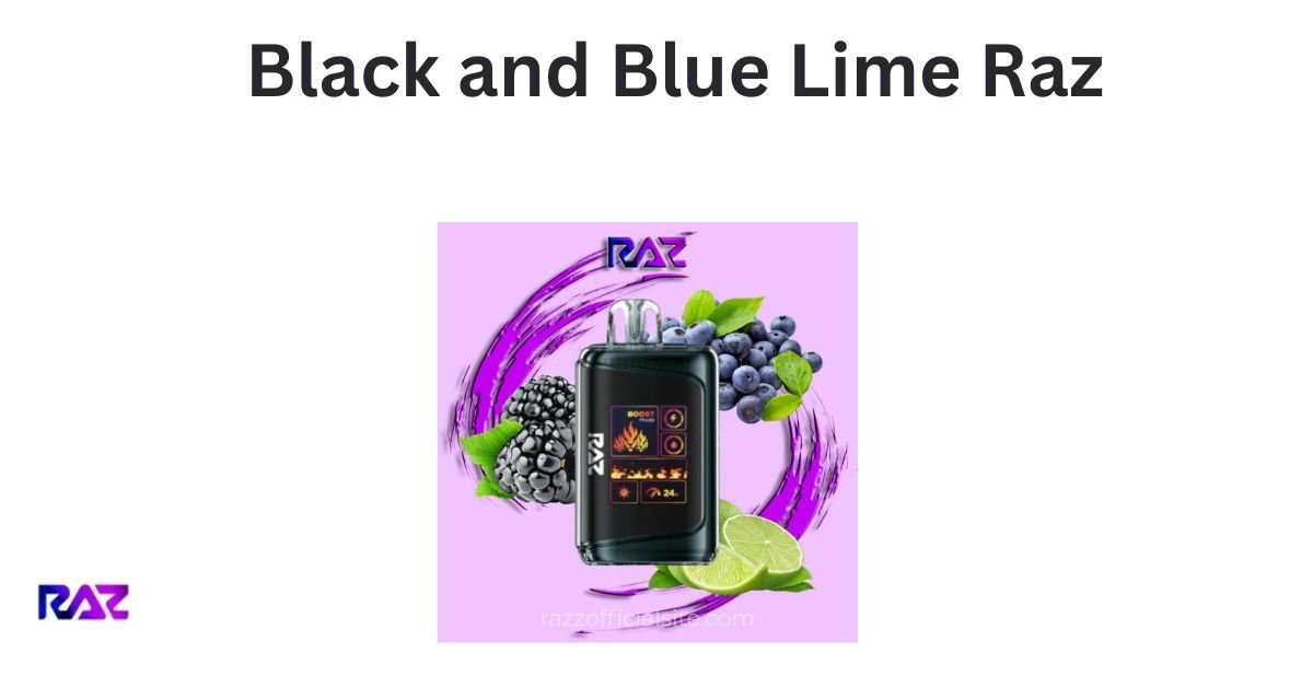 black and blue lime raz