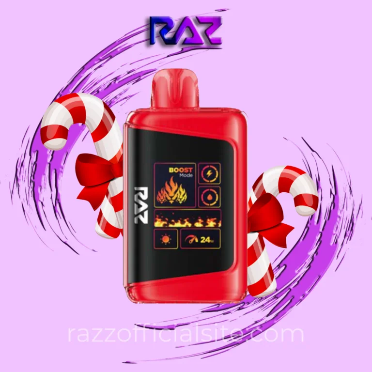 Peppermint Candy Cane Raz DC25K (Christmas Edition) – Disposable